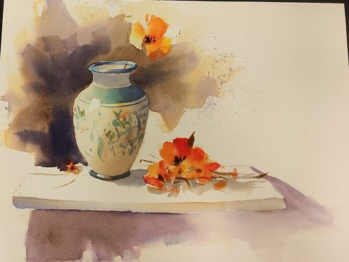 Jeremy Taylor still life demonstration b May 2025.